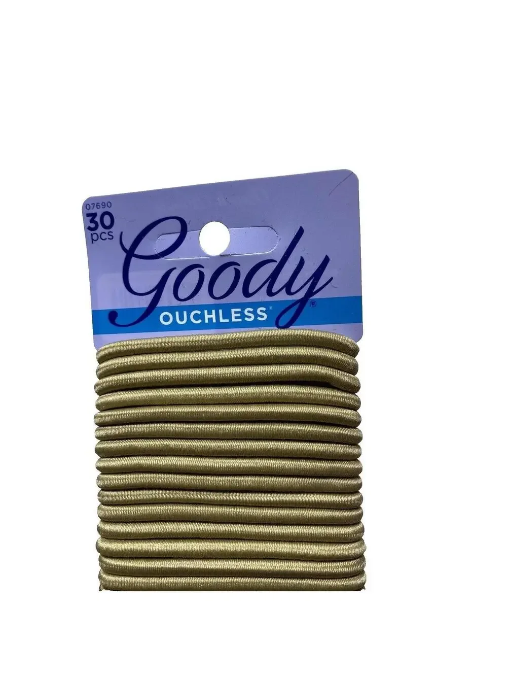 Goody Ouchless Hair Ties Blonde Elastic No Damage Hair Bands New